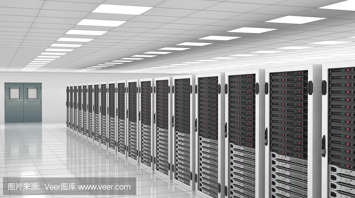現(xiàn)代內(nèi)部的服務(wù)器室,超級計(jì)算機(jī),服務(wù)器室,數(shù)據(jù)中心,數(shù)據(jù)安全中心。